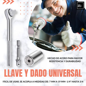 Llave y Dado Universal